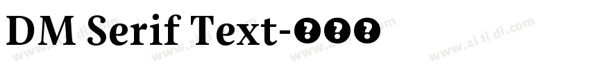 DM Serif Text字体转换